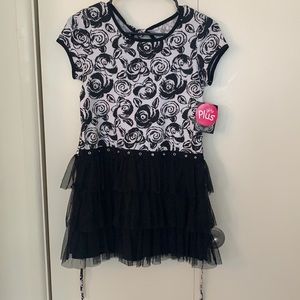 Disorderly Kids black and white dress